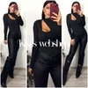 Kép 1/2 - Reen jégselyem body fekete