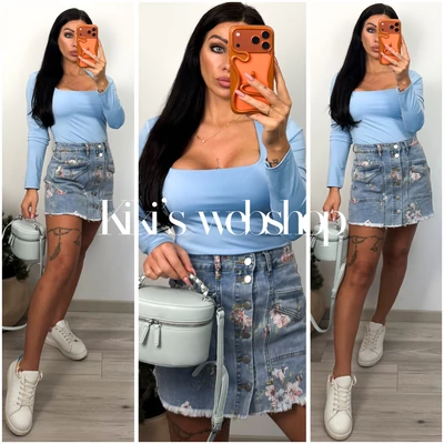 May jégselyem body kék