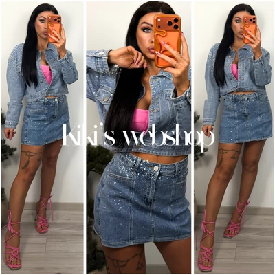 Vory köves skort -l-