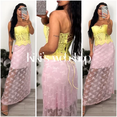 Zaria corset sárga