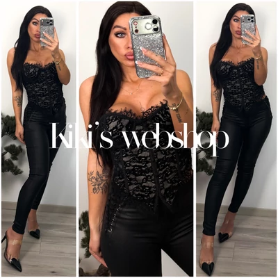 Zylan corset fekete