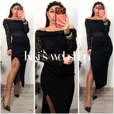 Kora csipkés felső