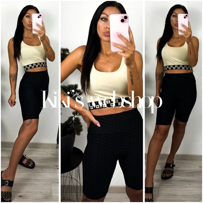 Away crop top beige