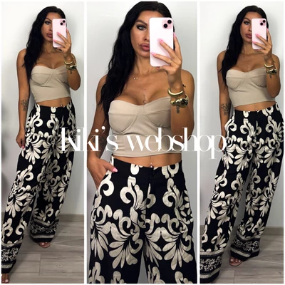Nawa crop top beige