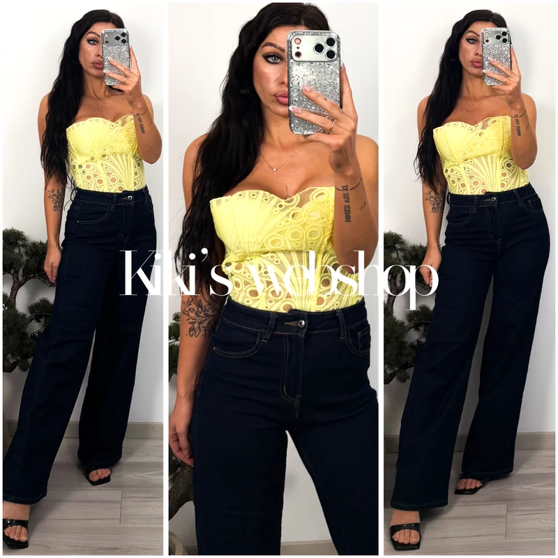 Zaria corset sárga