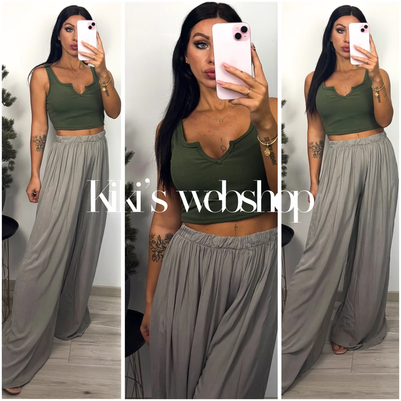 Aglio crop top keki